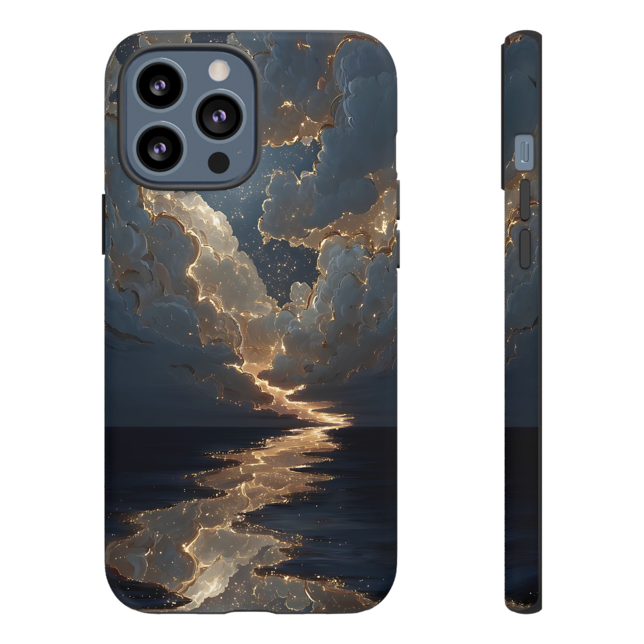Celestial Night Sky Phone Case | Starry Cloud iPhone Cover, Protective Galaxy Case Gift for Dreamers