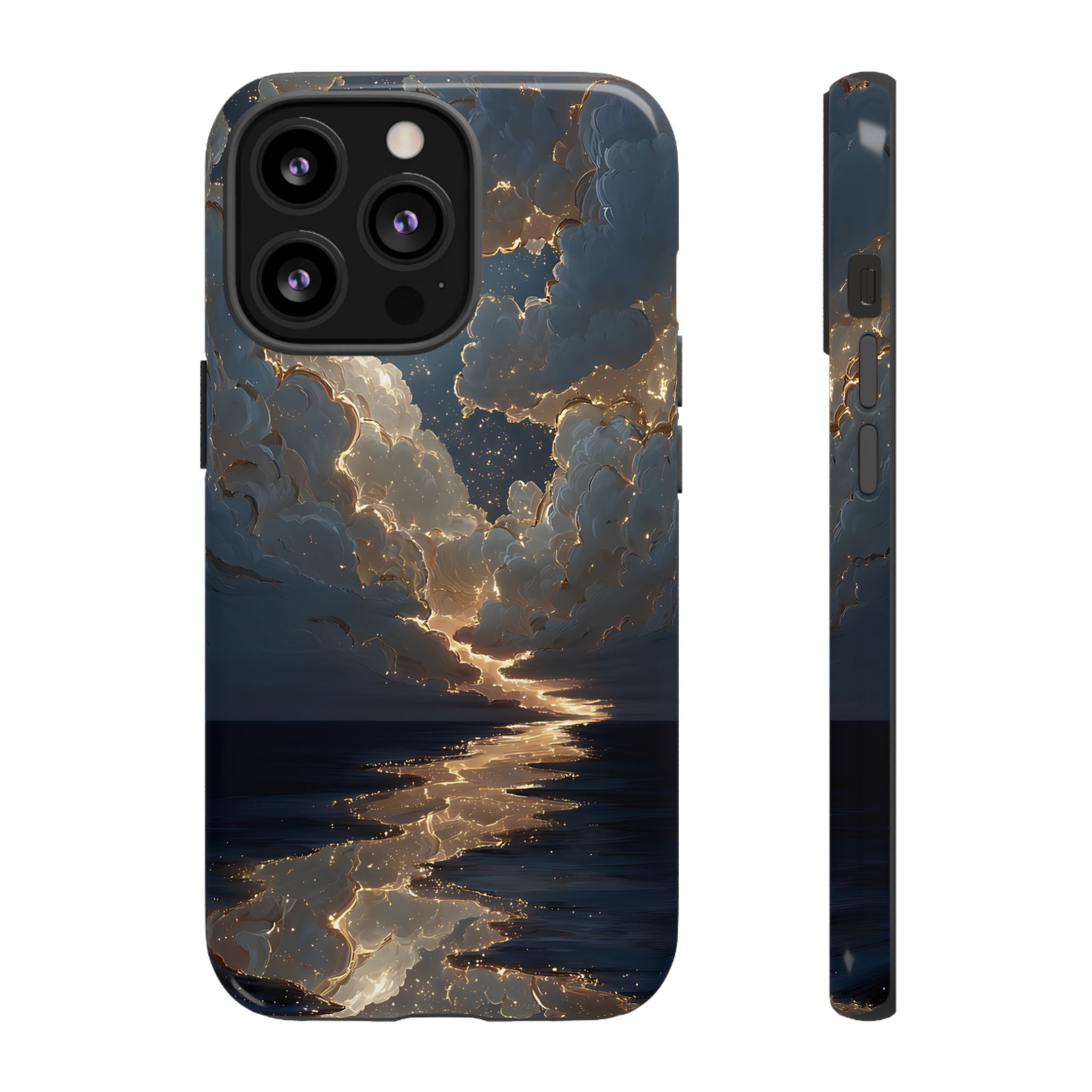 Celestial Night Sky Phone Case | Starry Cloud iPhone Cover, Protective Galaxy Case Gift for Dreamers