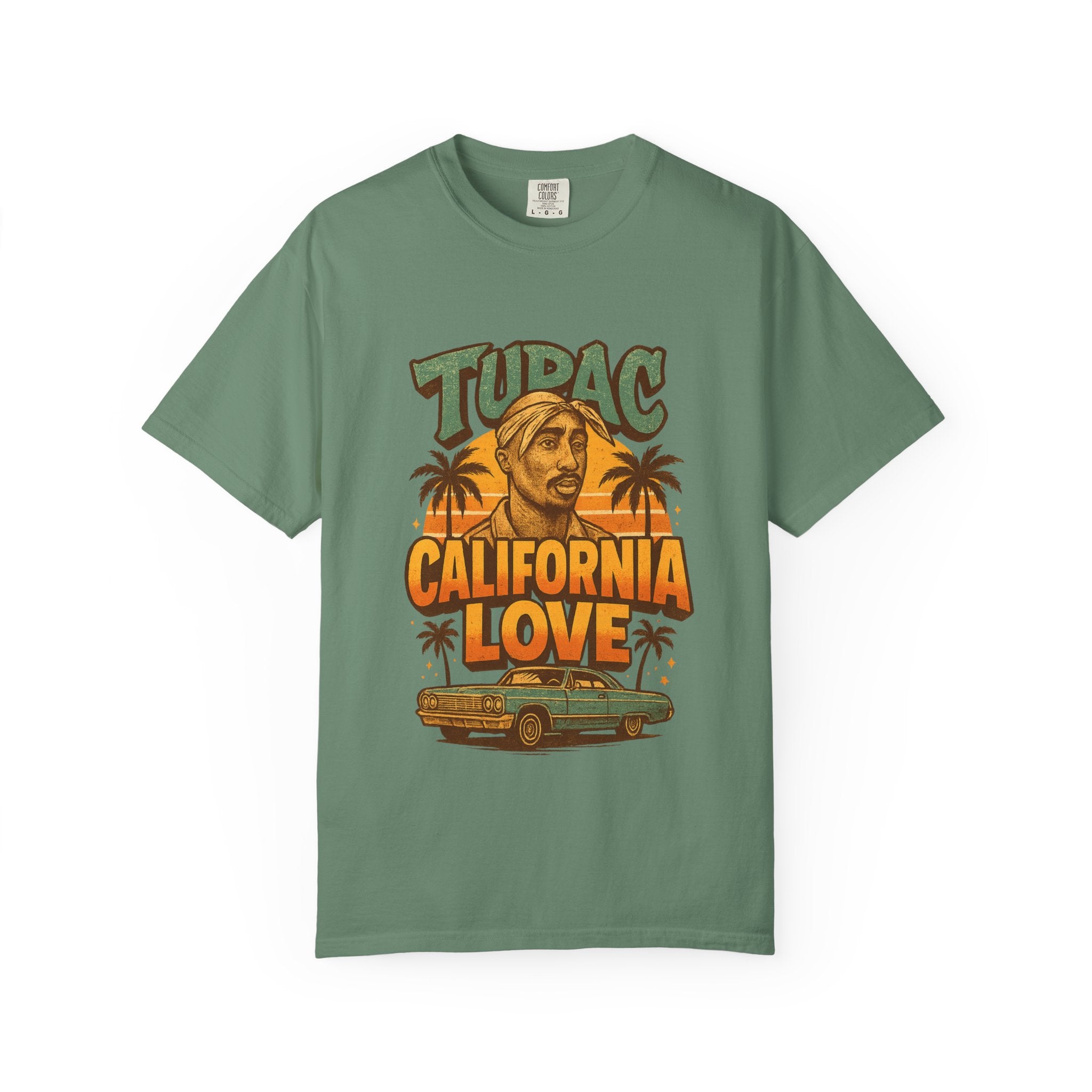 California Love Vintage Hip Hop T-Shirt | Retro 90s Rap Graphic Tee, Comfort Colors Streetwear
