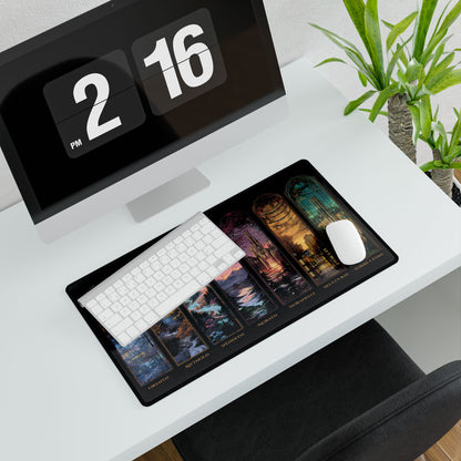 Scenes of Throne of Glass Desk Mat