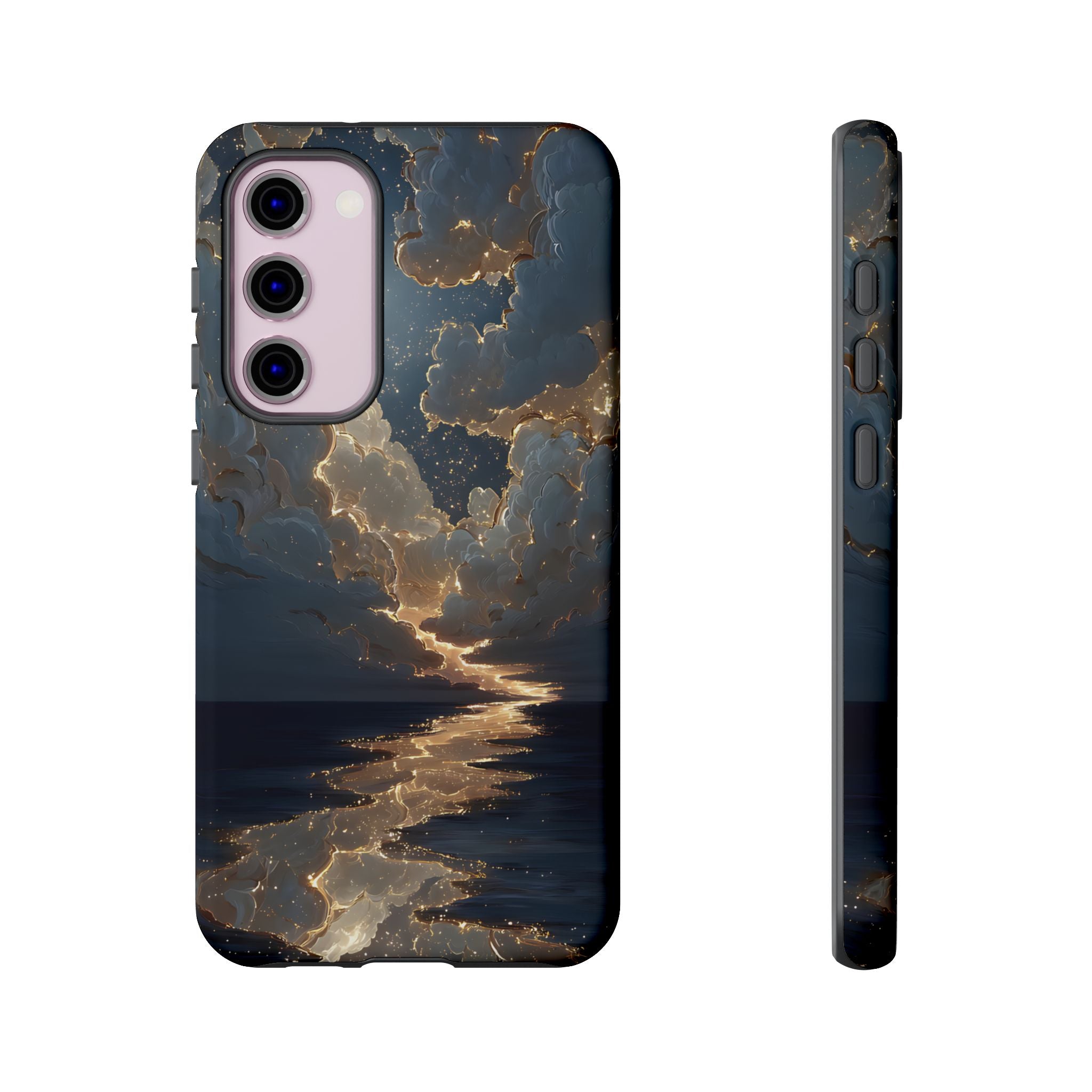 Celestial Night Sky Phone Case | Starry Cloud iPhone Cover, Protective Galaxy Case Gift for Dreamers