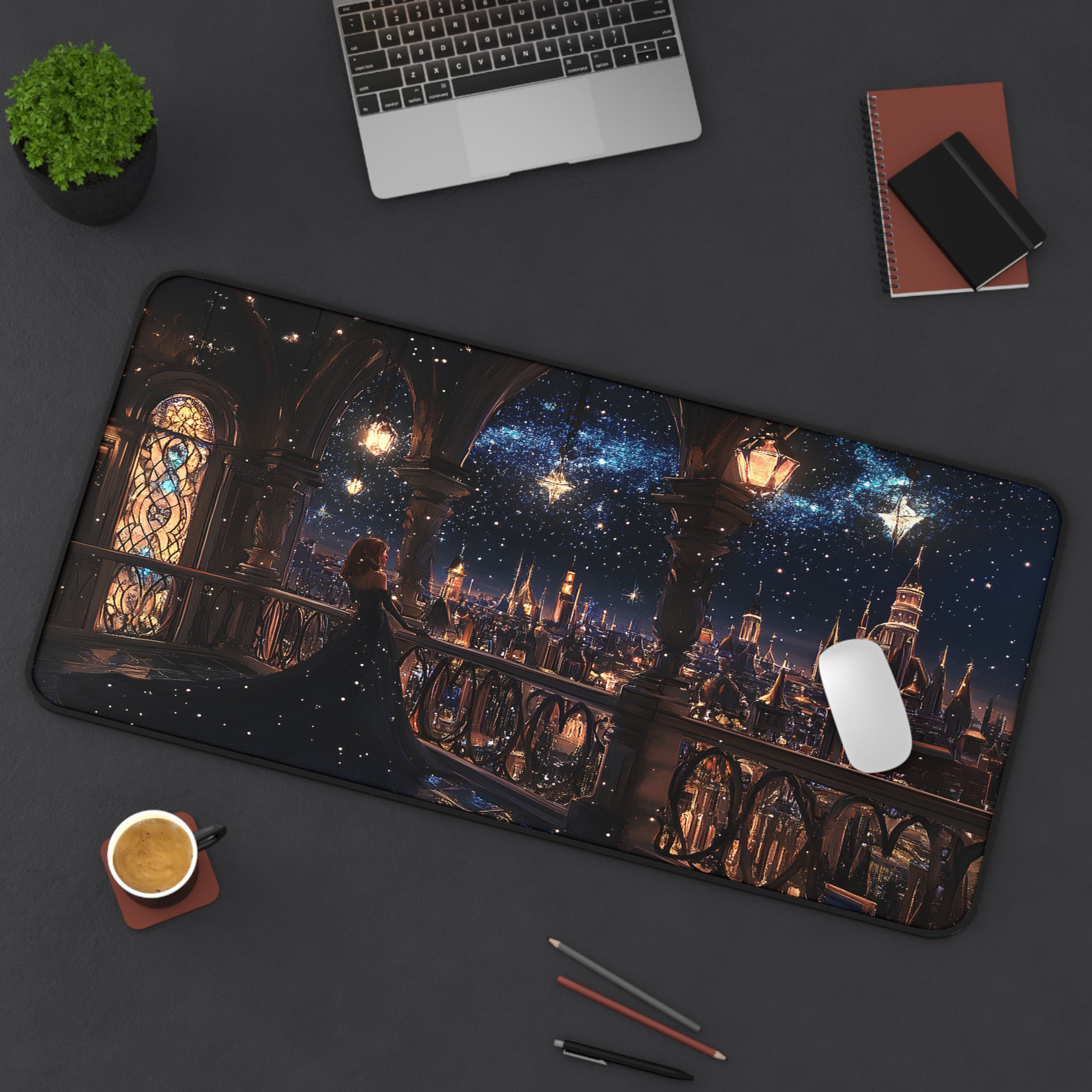 Velaris night court inspired desk mat with Feyre