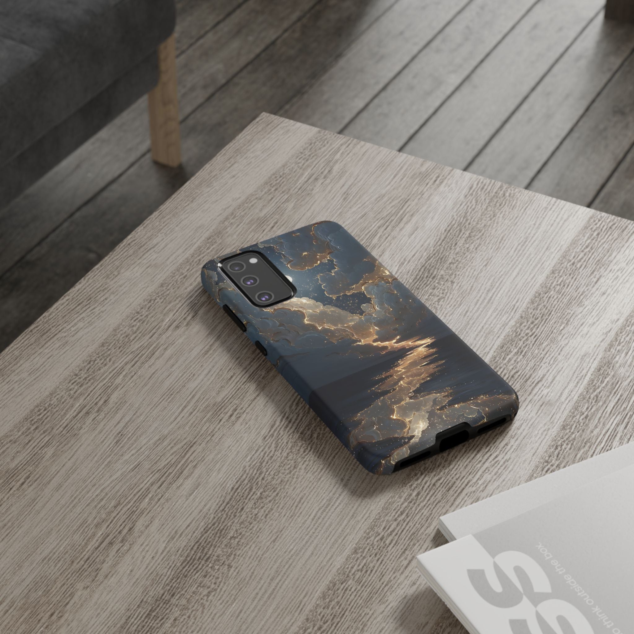 Celestial Night Sky Phone Case | Starry Cloud iPhone Cover, Protective Galaxy Case Gift for Dreamers