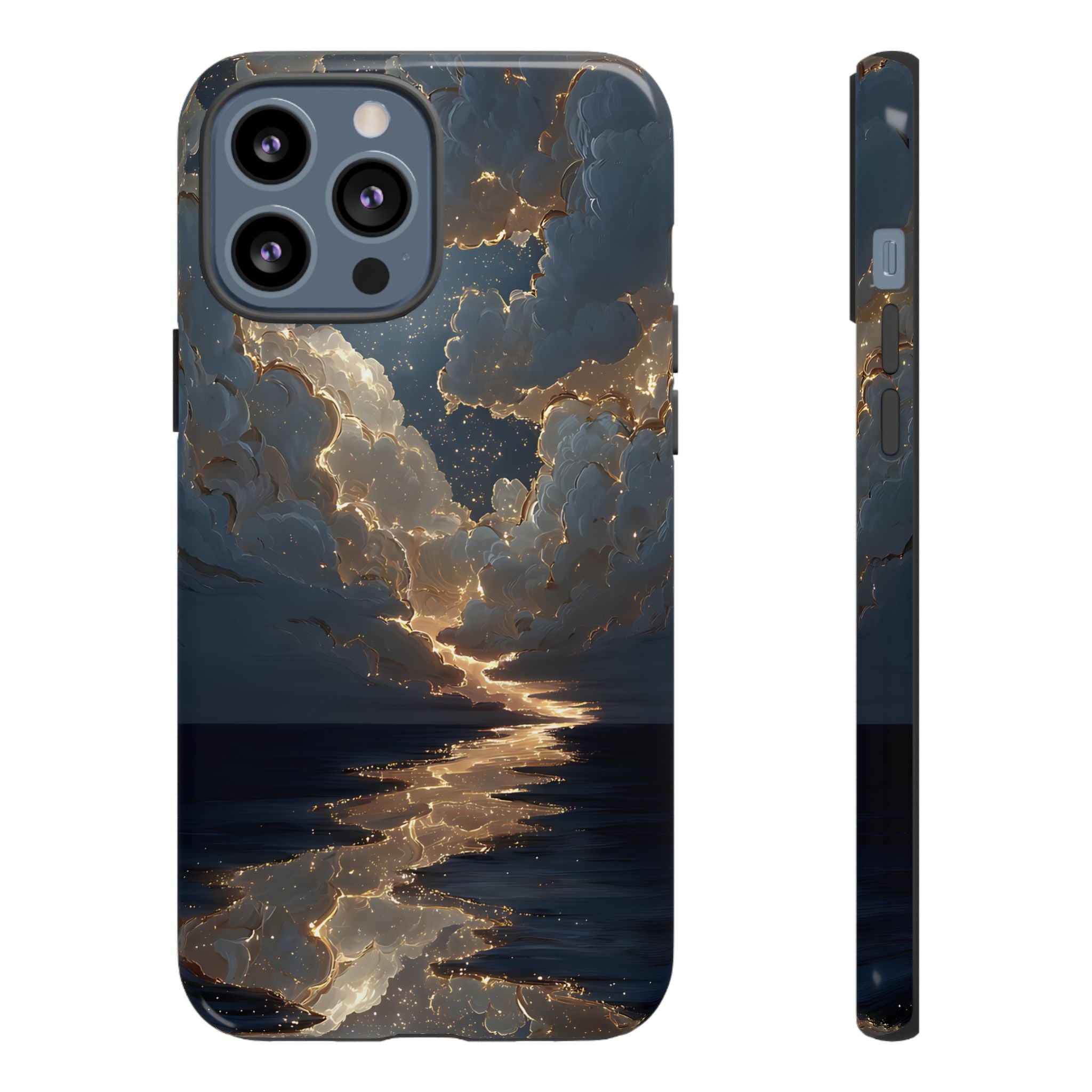 Celestial Night Sky Phone Case | Starry Cloud iPhone Cover, Protective Galaxy Case Gift for Dreamers