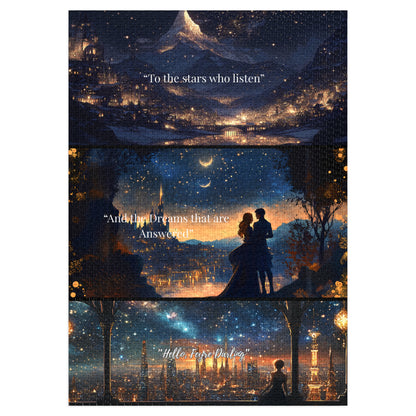 ACOTAR Velaris Puzzle To the Stars Who Listen, Maasverse City of Starlight Fantasy Book Lover Gift