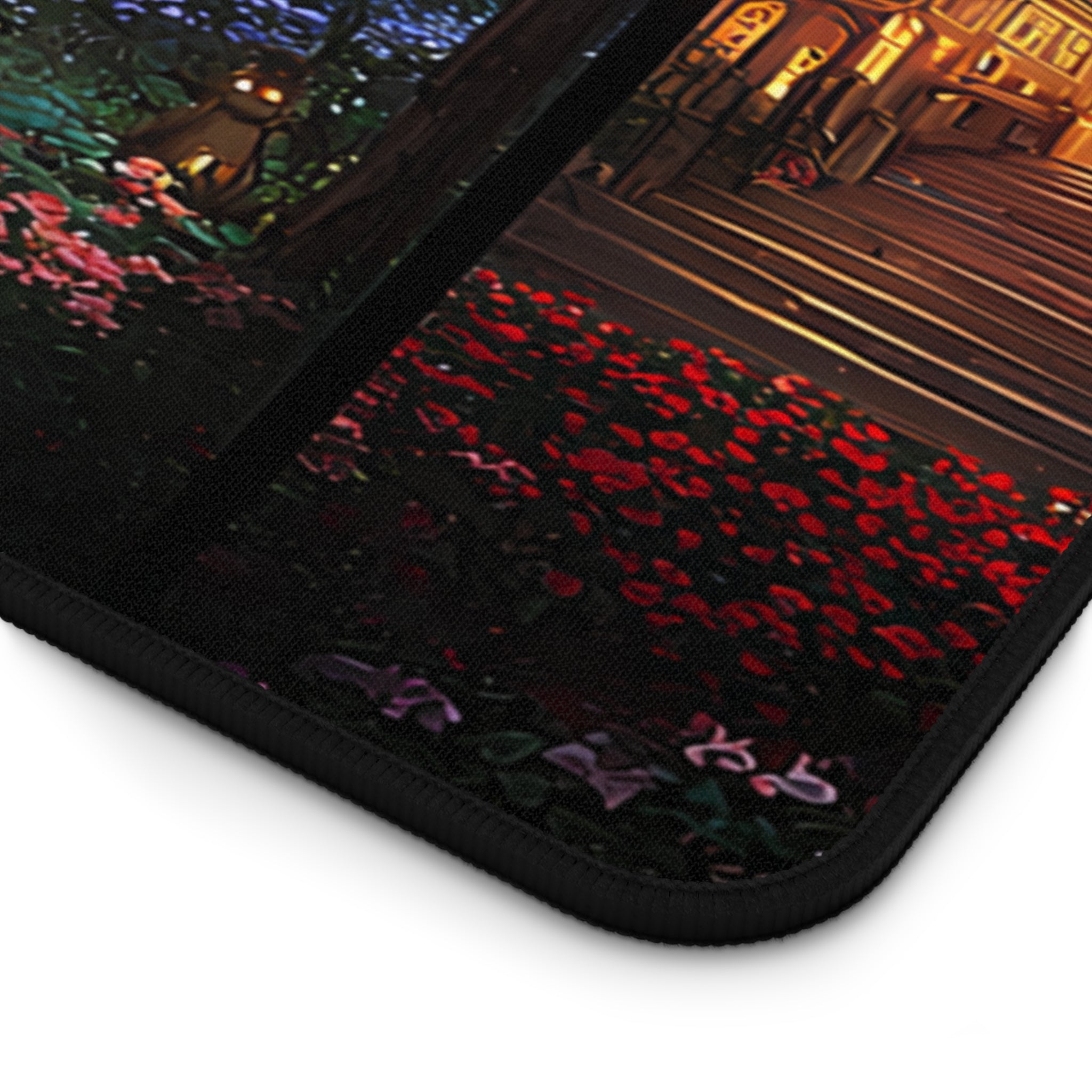 Scenes of Crescent City Desk Mat | Fantasy Nightscape Office Decor, Large Gaming Mouse Pad Gift