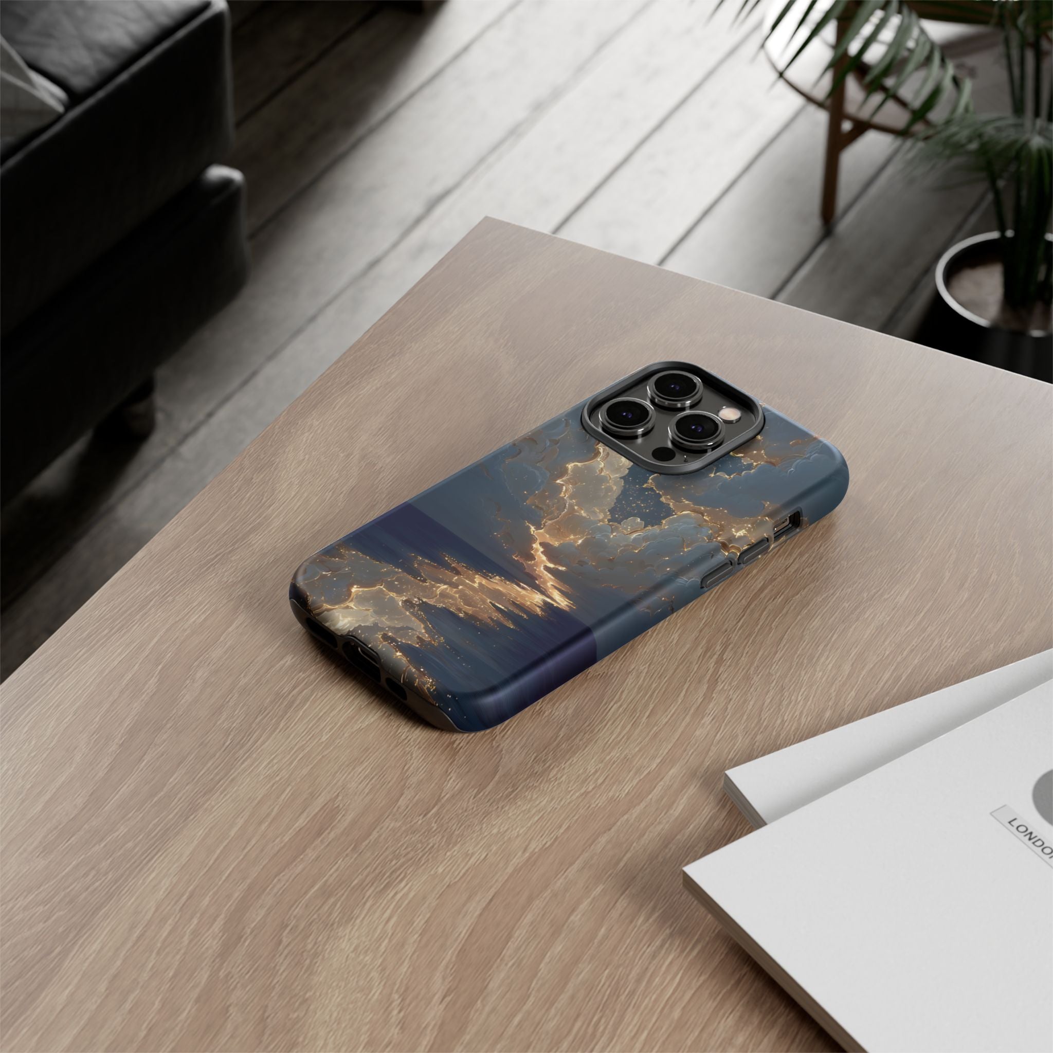 Celestial Night Sky Phone Case | Starry Cloud iPhone Cover, Protective Galaxy Case Gift for Dreamers