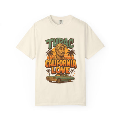 California Love Vintage Hip Hop T-Shirt | Retro 90s Rap Graphic Tee, Comfort Colors Streetwear