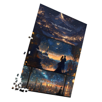 ACOTAR Velaris Puzzle To the Stars Who Listen, Maasverse City of Starlight Fantasy Book Lover Gift