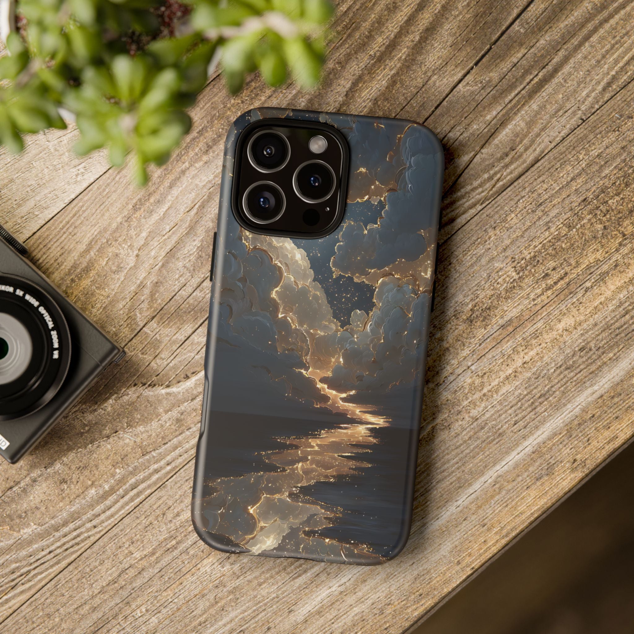Celestial Night Sky Phone Case | Starry Cloud iPhone Cover, Protective Galaxy Case Gift for Dreamers