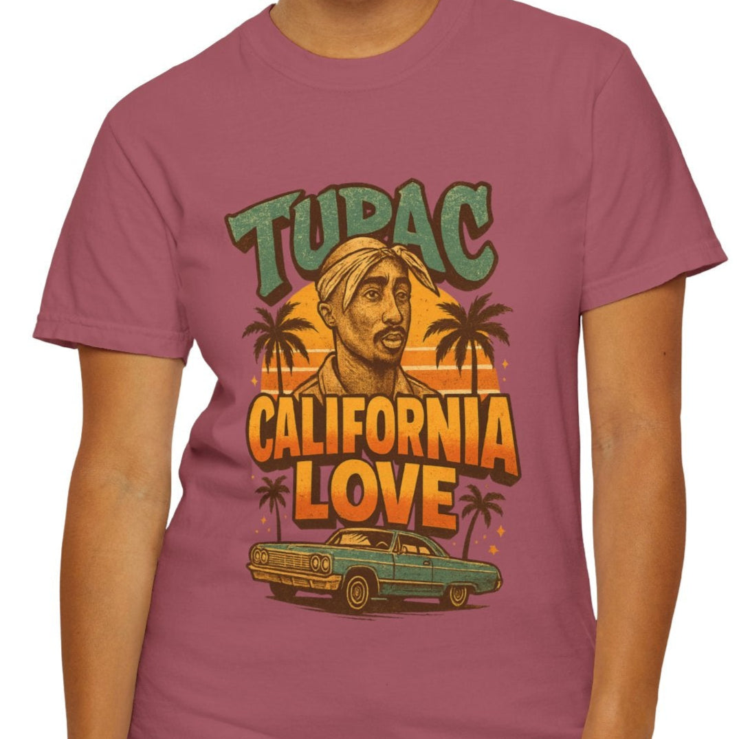 retro rap festival outfit California Love t-shirt