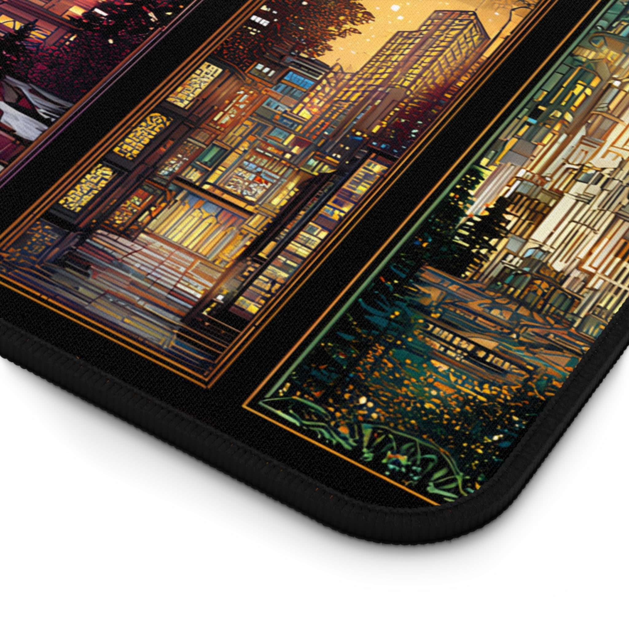 Scenes of Throne Fantasy Desk Mat | Book Lover Mouse Pad | Cozy Book Nook Gift | Aesthetic Office Decor for Readers