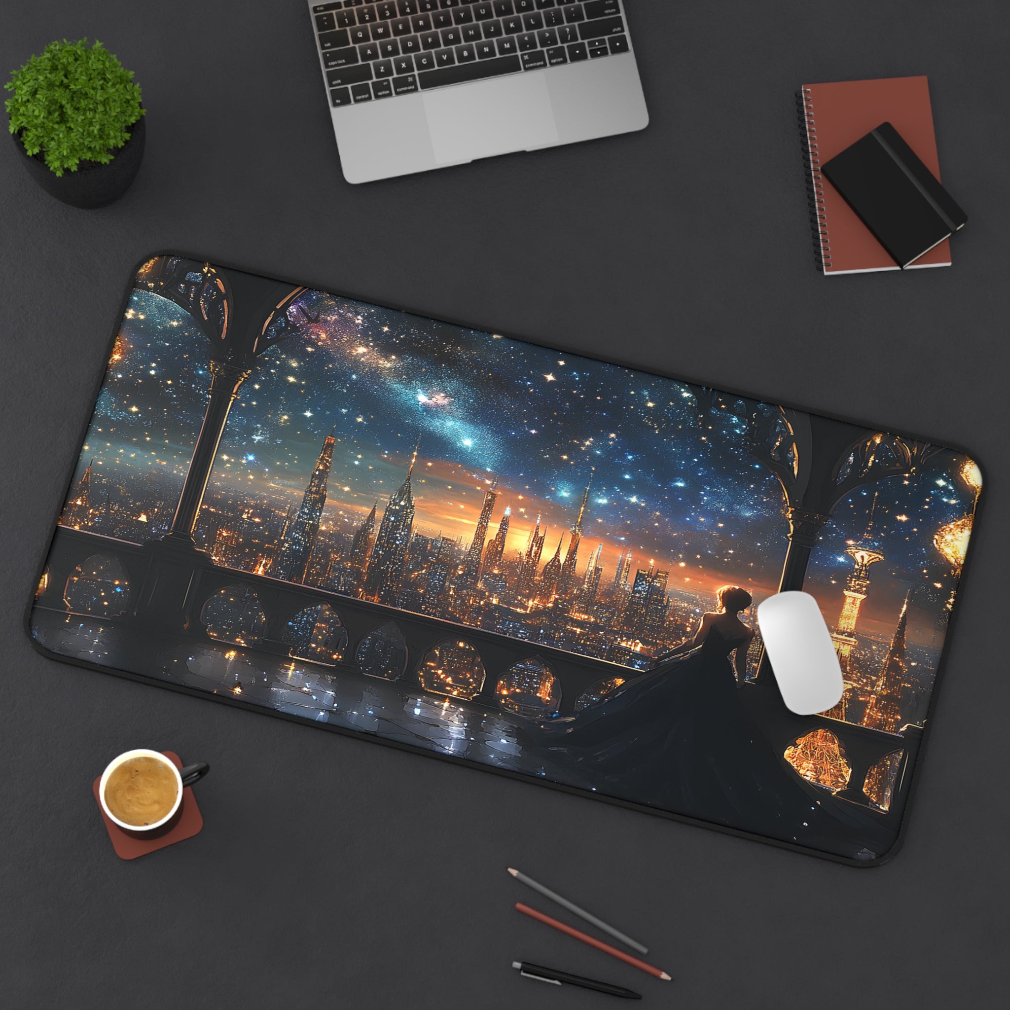 Starry castle large mouse pad ACOTAR-inspired design