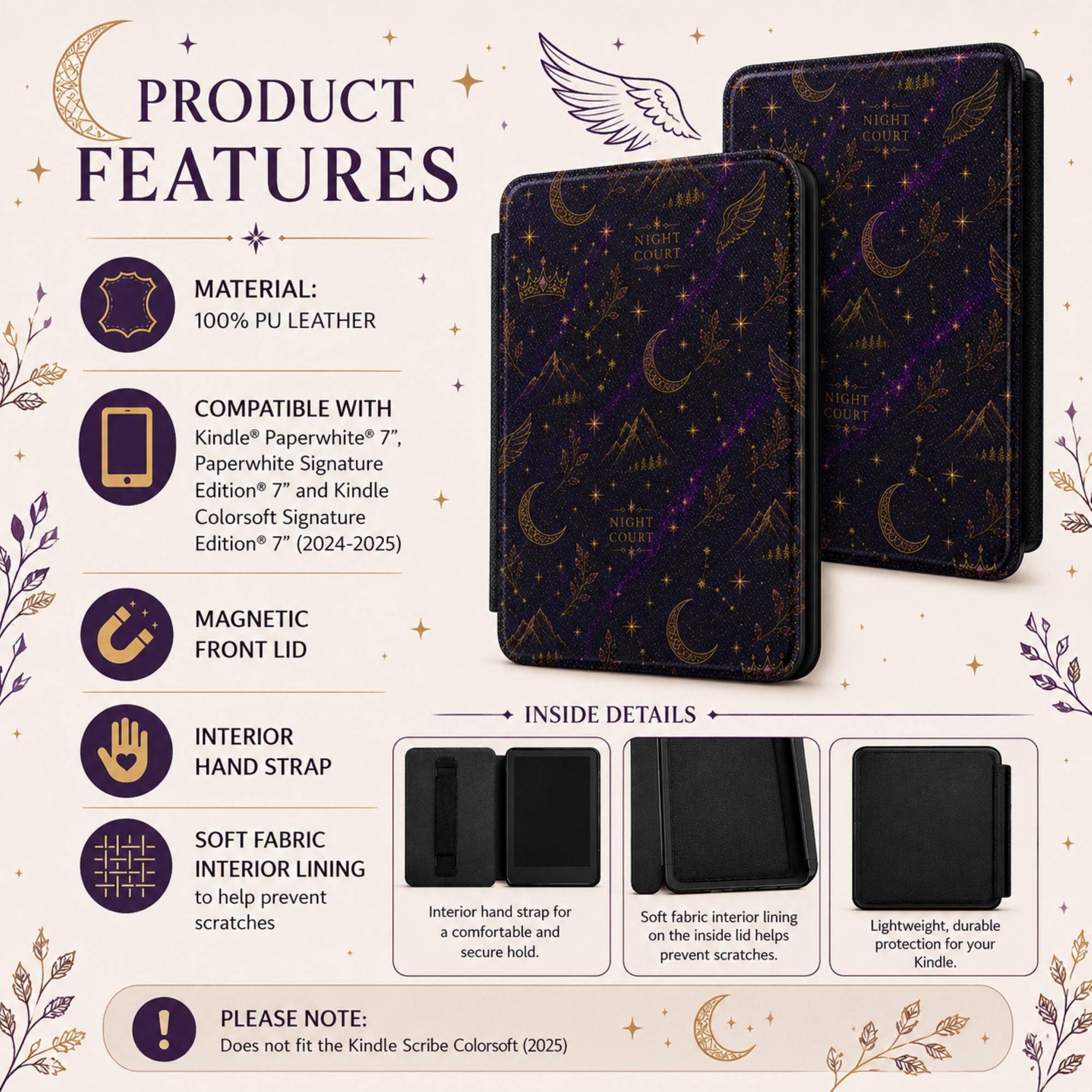 Carry Velaris With You — Night Court City of Starlight Kindle Paperwhite & Colorsoft Case