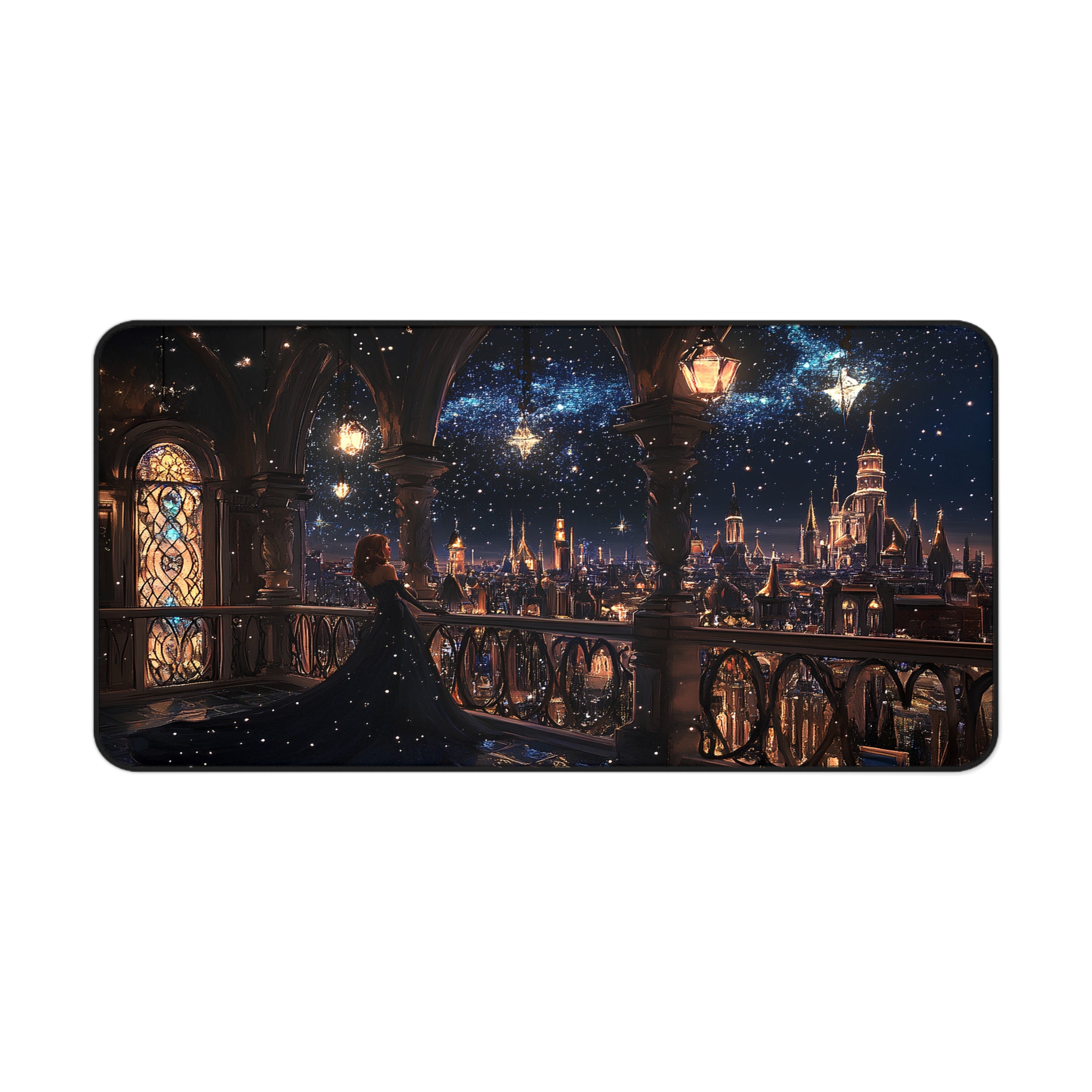 Starry sky Velaris desk mat inspired by Sarah J. Maas