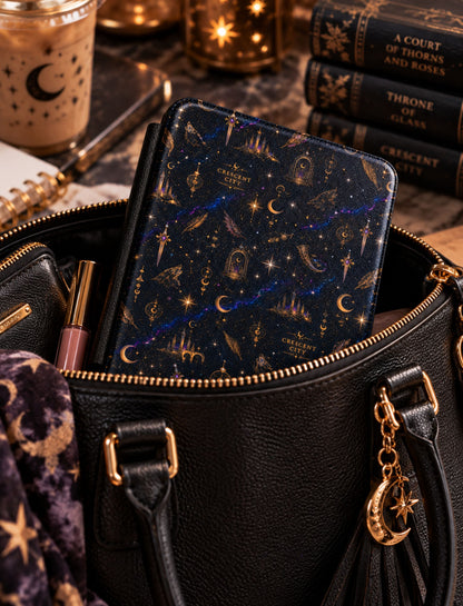 Crescent City Dark Celestial Kindle Case – Moon & Stars Fantasy Cover