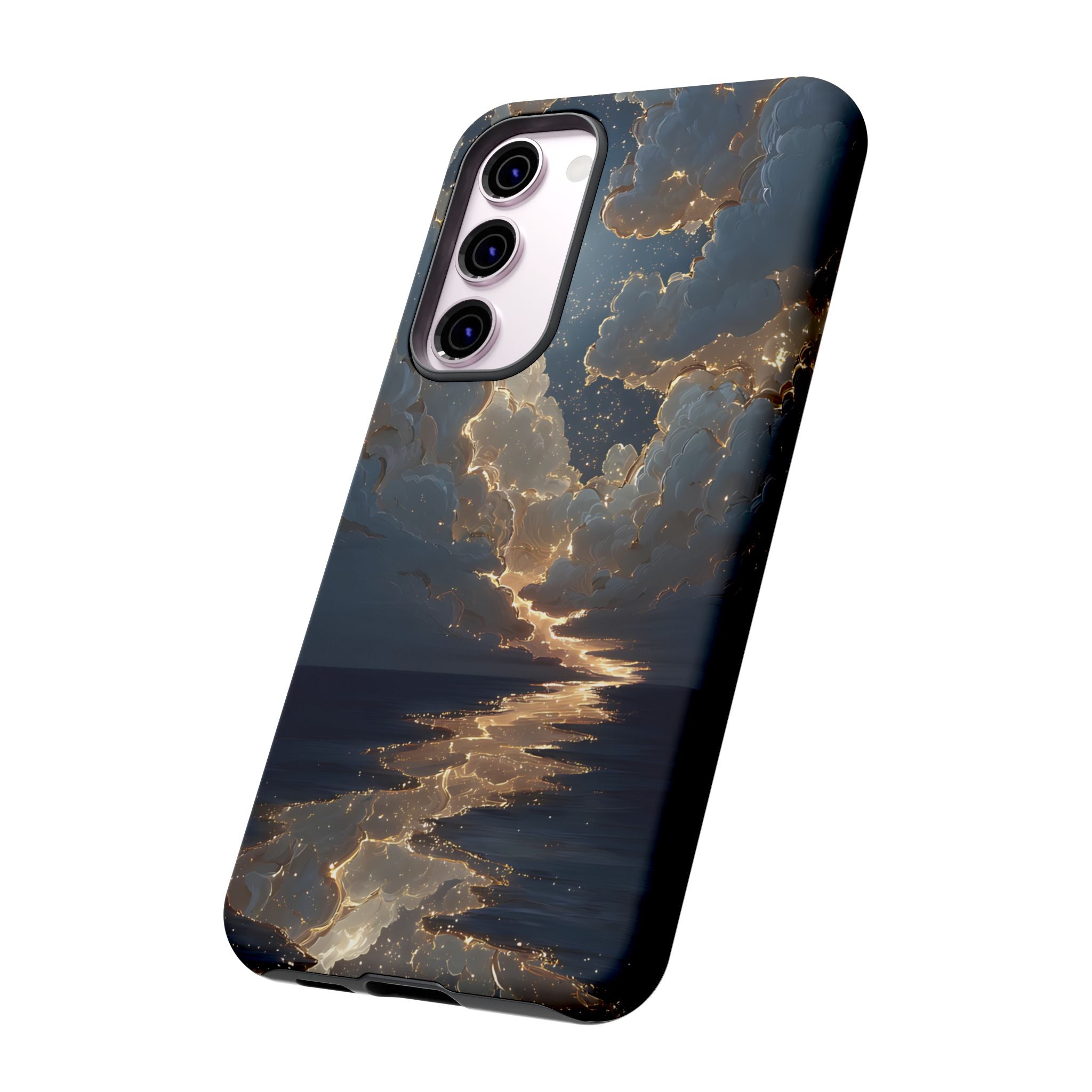 Celestial Night Sky Phone Case | Starry Cloud iPhone Cover, Protective Galaxy Case Gift for Dreamers