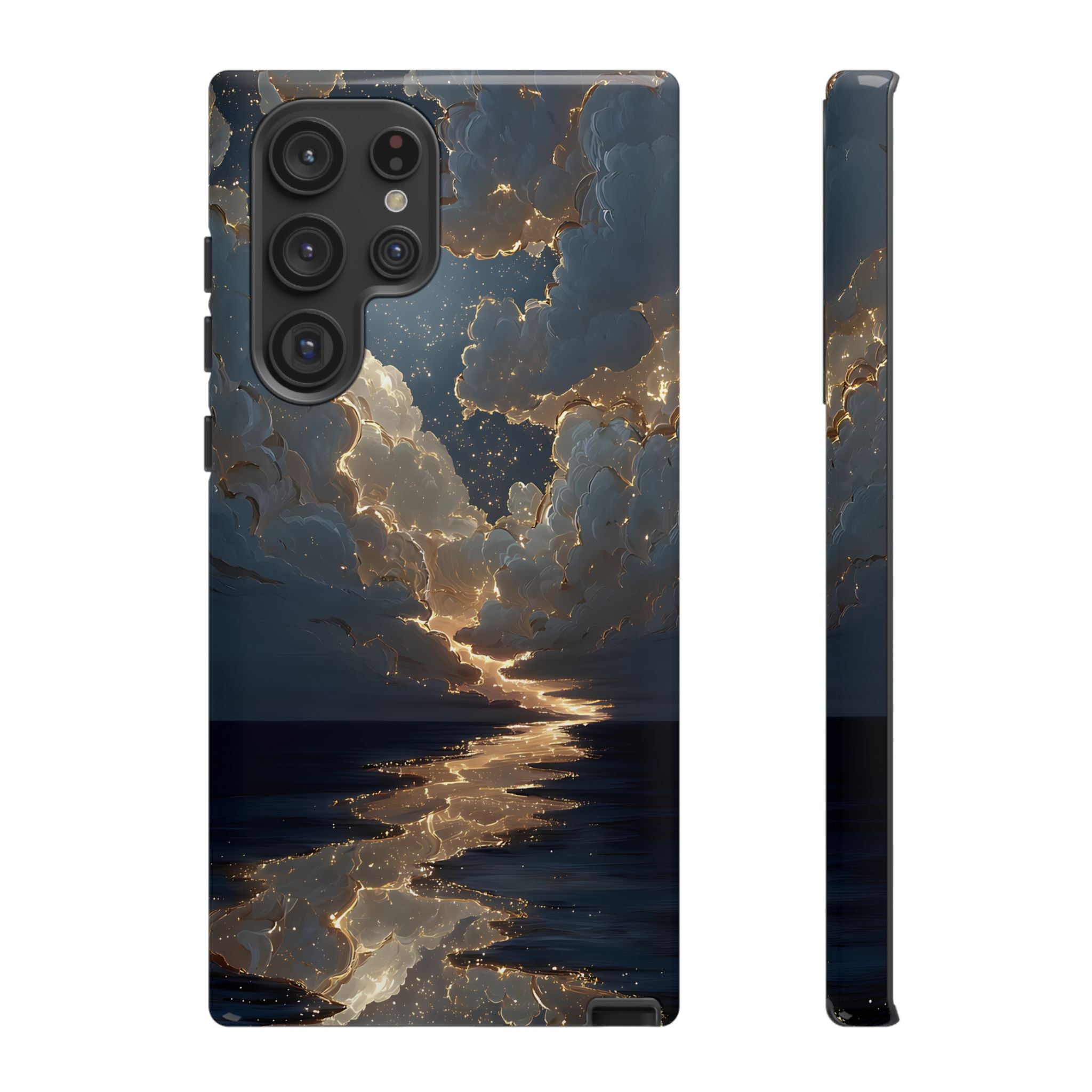 Celestial Night Sky Phone Case | Starry Cloud iPhone Cover, Protective Galaxy Case Gift for Dreamers