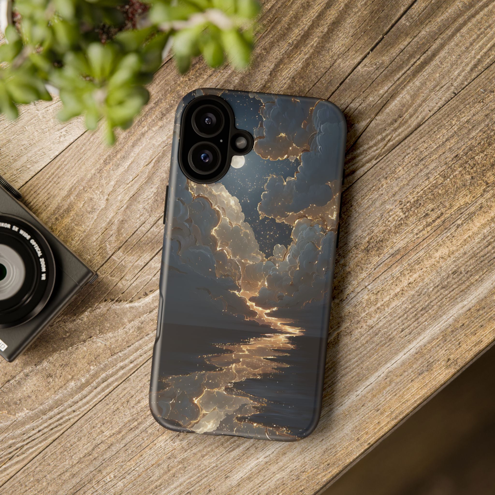 Celestial Night Sky Phone Case | Starry Cloud iPhone Cover, Protective Galaxy Case Gift for Dreamers