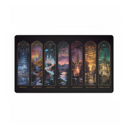Scenes of Throne of Glass Desk Mat
