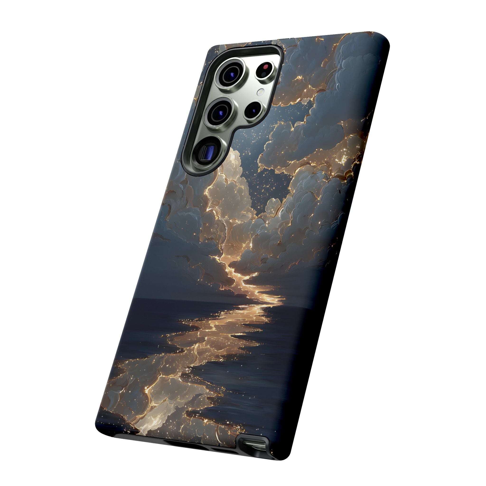 Celestial Night Sky Phone Case | Starry Cloud iPhone Cover, Protective Galaxy Case Gift for Dreamers