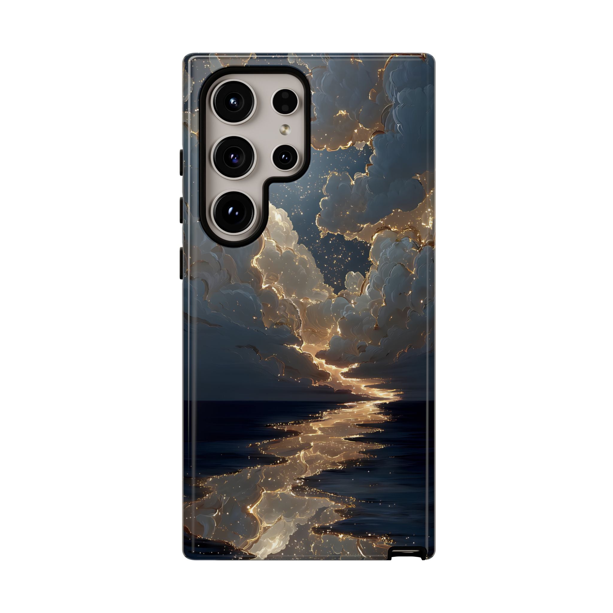 Celestial Night Sky Phone Case | Starry Cloud iPhone Cover, Protective Galaxy Case Gift for Dreamers
