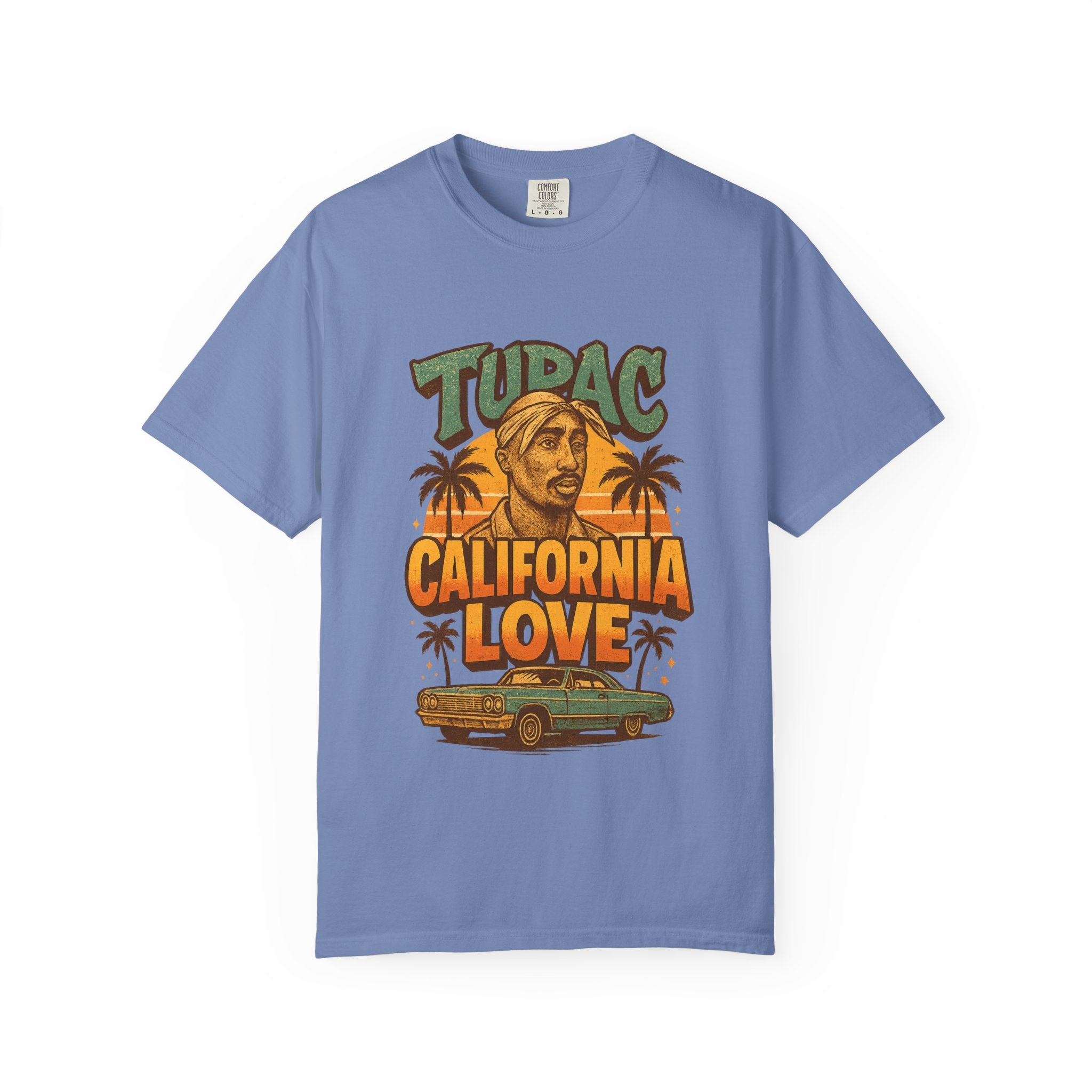 California Love Vintage Hip Hop T-Shirt | Retro 90s Rap Graphic Tee, Comfort Colors Streetwear