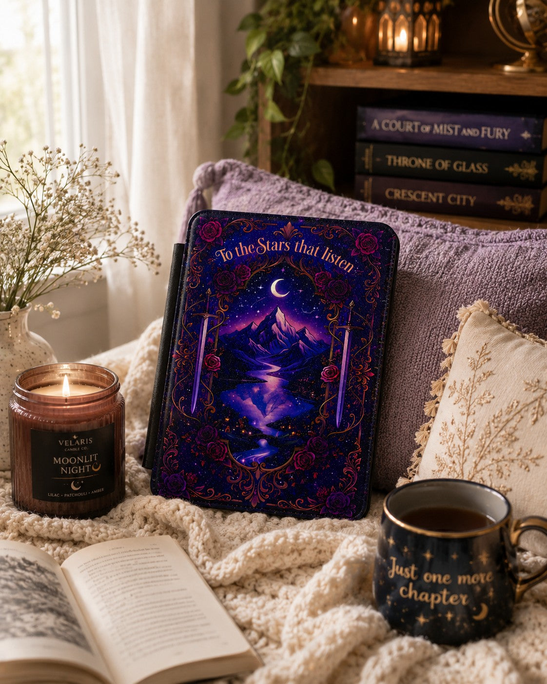 Carry Velaris With You Night Court Inspired Starlit Kindle Case, Paperwhite & Colorsoft
