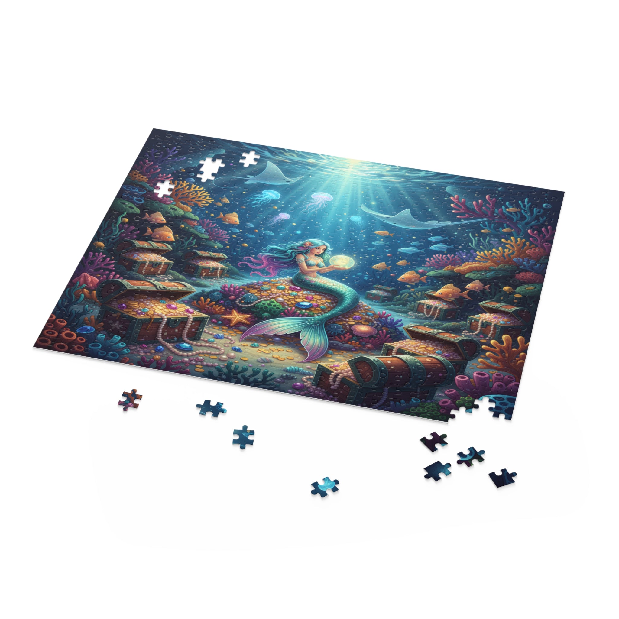 underwater Atlantis art puzzle