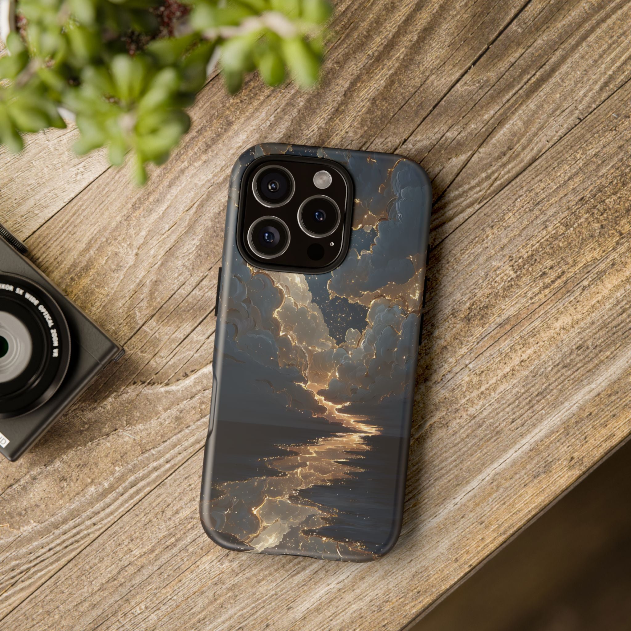 Celestial Night Sky Phone Case | Starry Cloud iPhone Cover, Protective Galaxy Case Gift for Dreamers