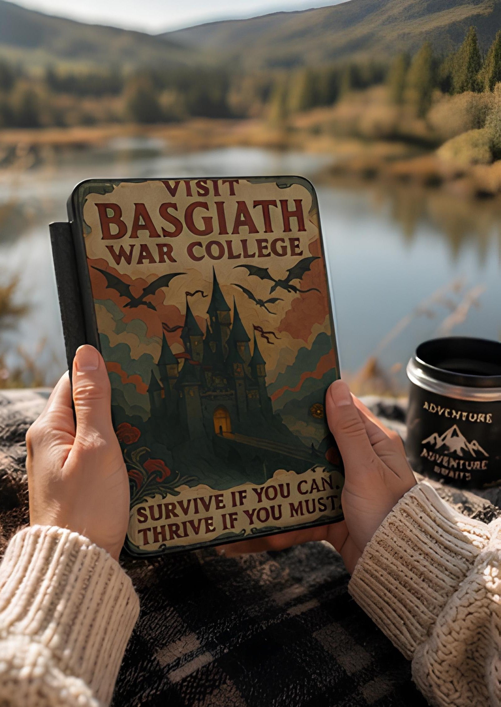 Dragon Rider Kindle Paperwhite Colorsoft Case - Fourth Wing Basgiath War College Wing Leader Case