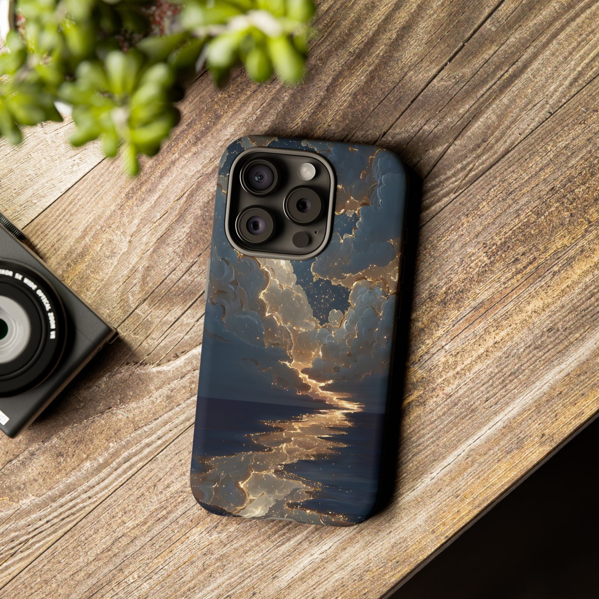 Celestial Night Sky Phone Case | Starry Cloud iPhone Cover, Protective Galaxy Case Gift for Dreamers