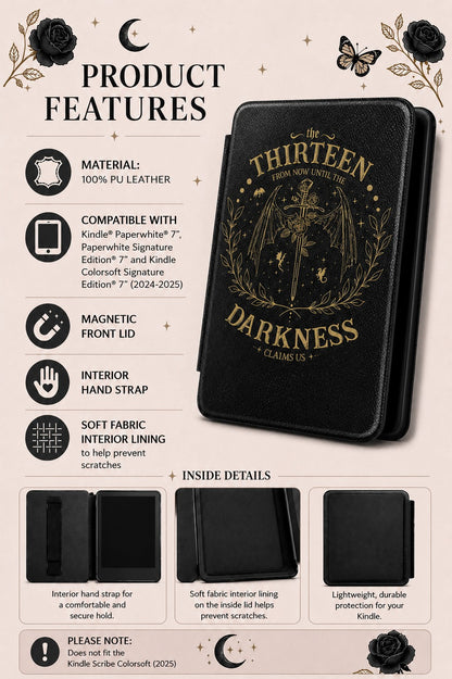 The Thirteen Kindle Case – Throne of Glass Terrasen Dark Fantasy Sword Cover
