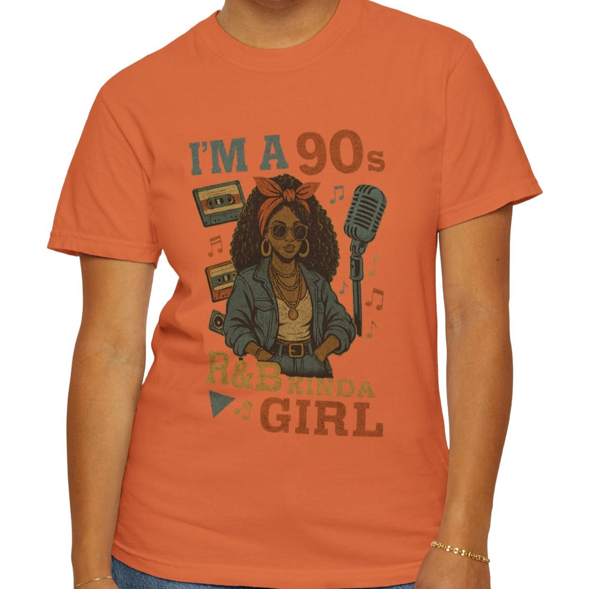 90s R&B Graphic Tee | Retro Hip Hop Soul Shirt, Nostalgic Black Girl Magic Top, Vintage Throwback T-Shirt