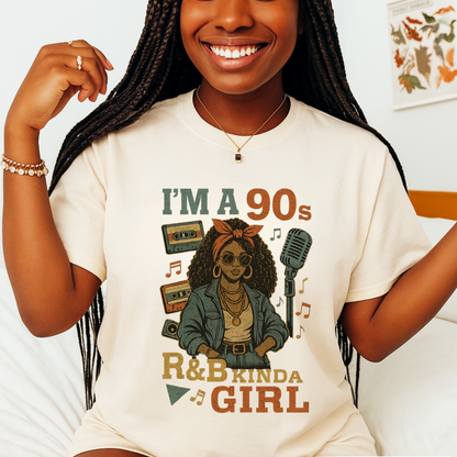 Retro hip hop soul music t-shirt with Black Girl Magic design
