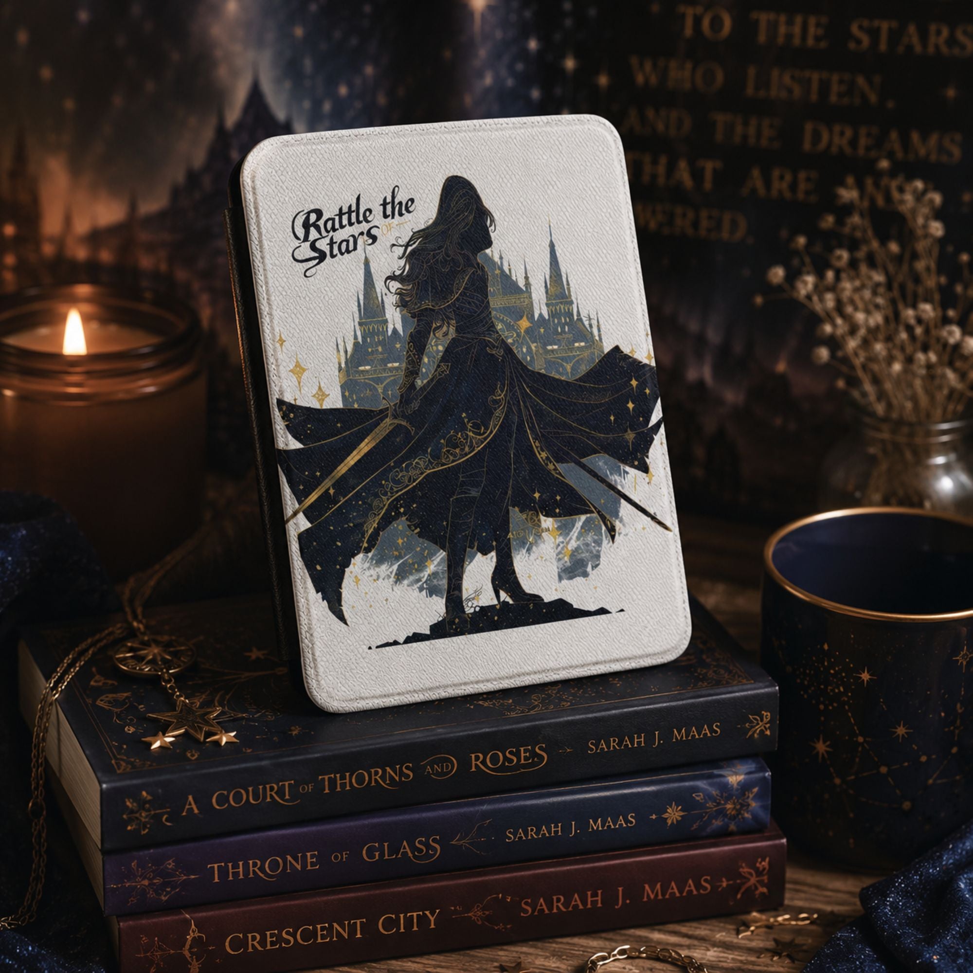 Terrasen Warrior Queen Kindle Case — Romantasy Cover for Paperwhite & Colorsoft