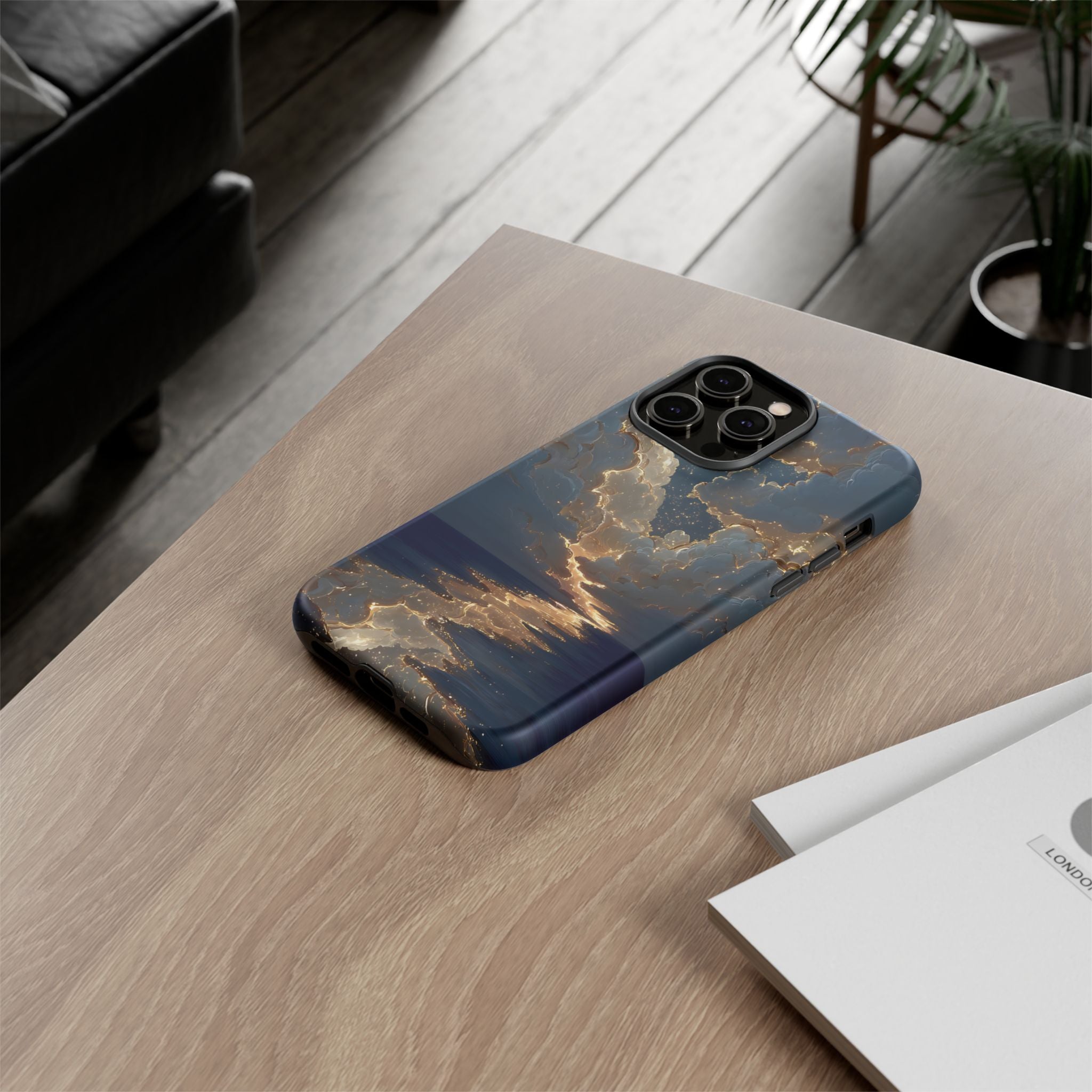 Celestial Night Sky Phone Case | Starry Cloud iPhone Cover, Protective Galaxy Case Gift for Dreamers