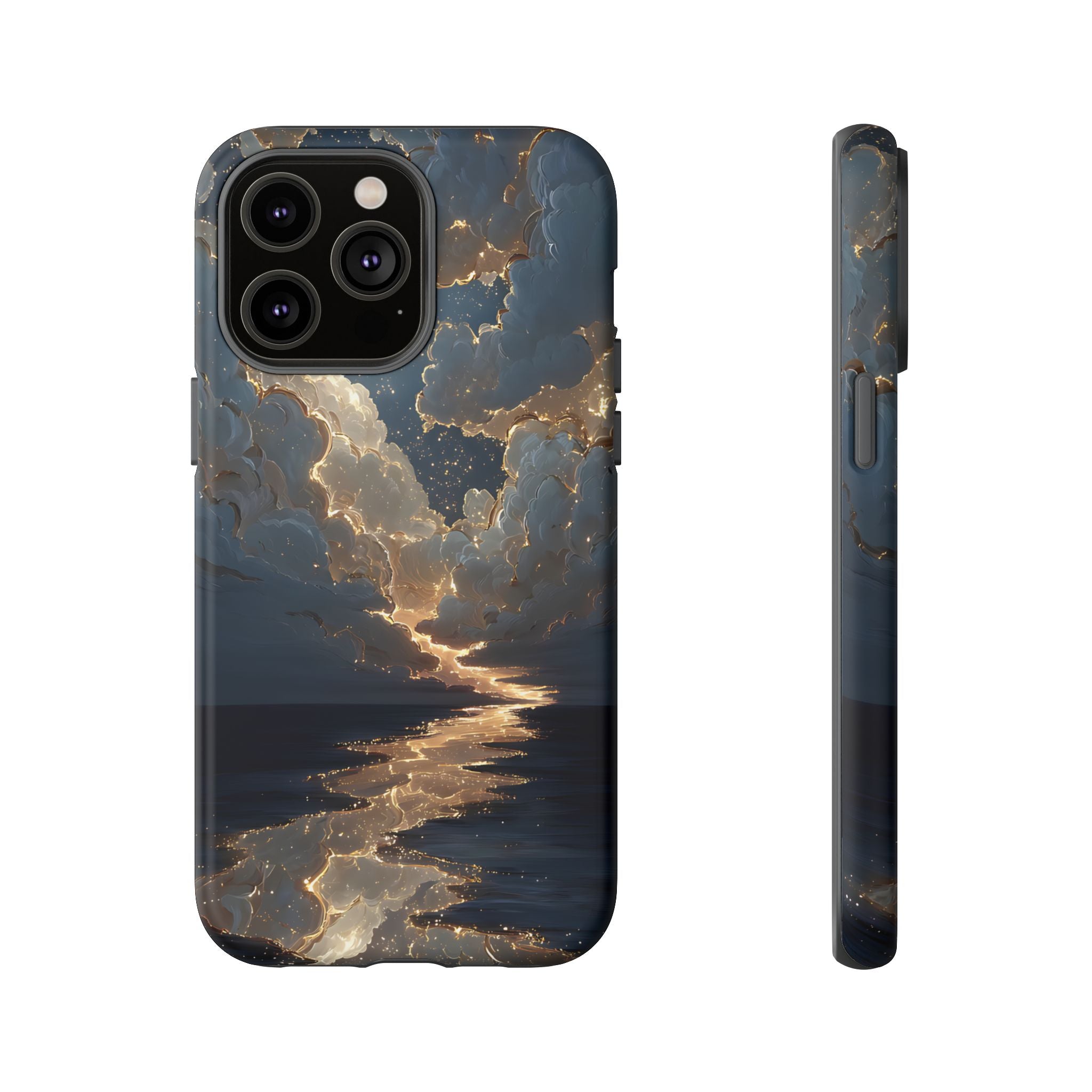 Celestial Night Sky Phone Case | Starry Cloud iPhone Cover, Protective Galaxy Case Gift for Dreamers