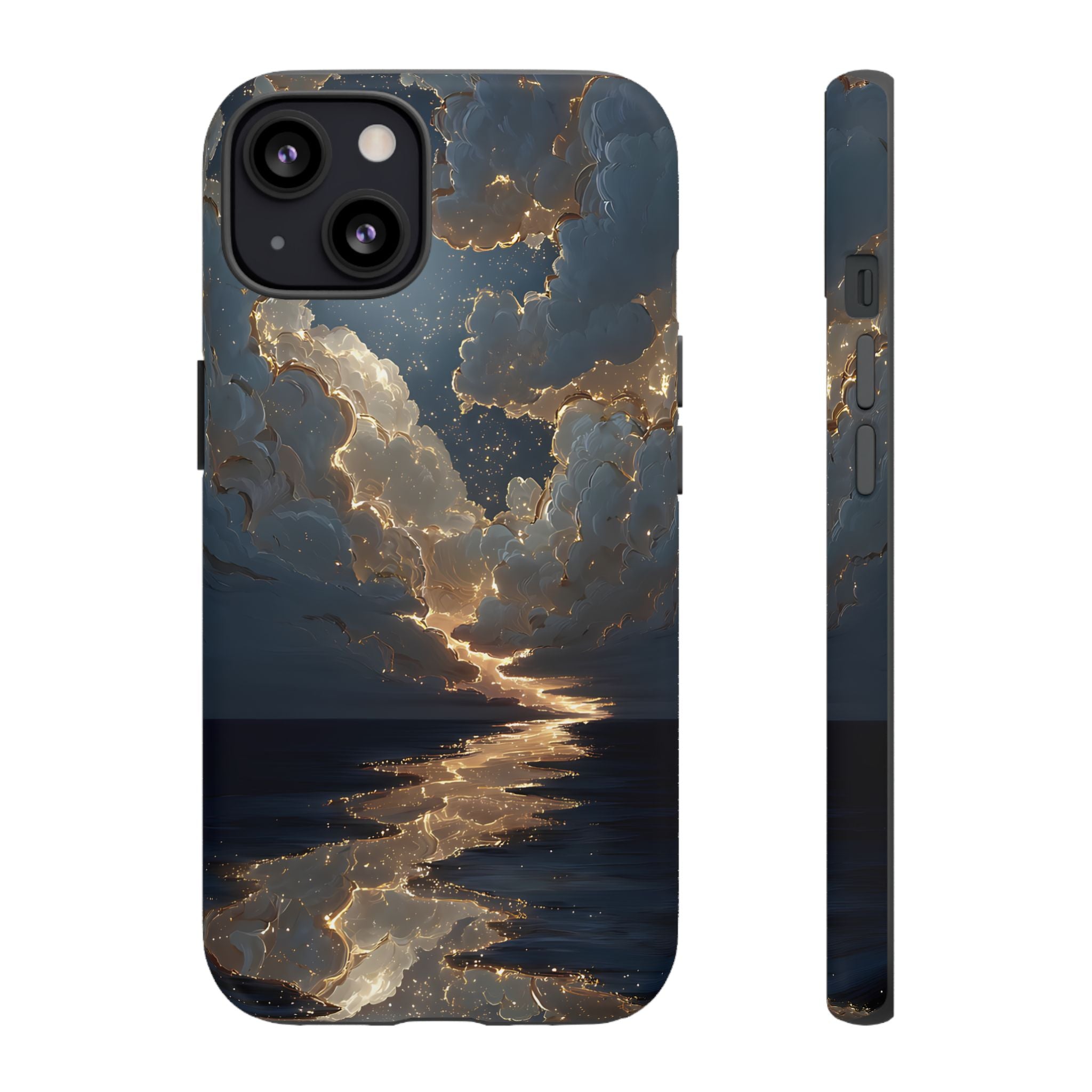 Celestial Night Sky Phone Case | Starry Cloud iPhone Cover, Protective Galaxy Case Gift for Dreamers