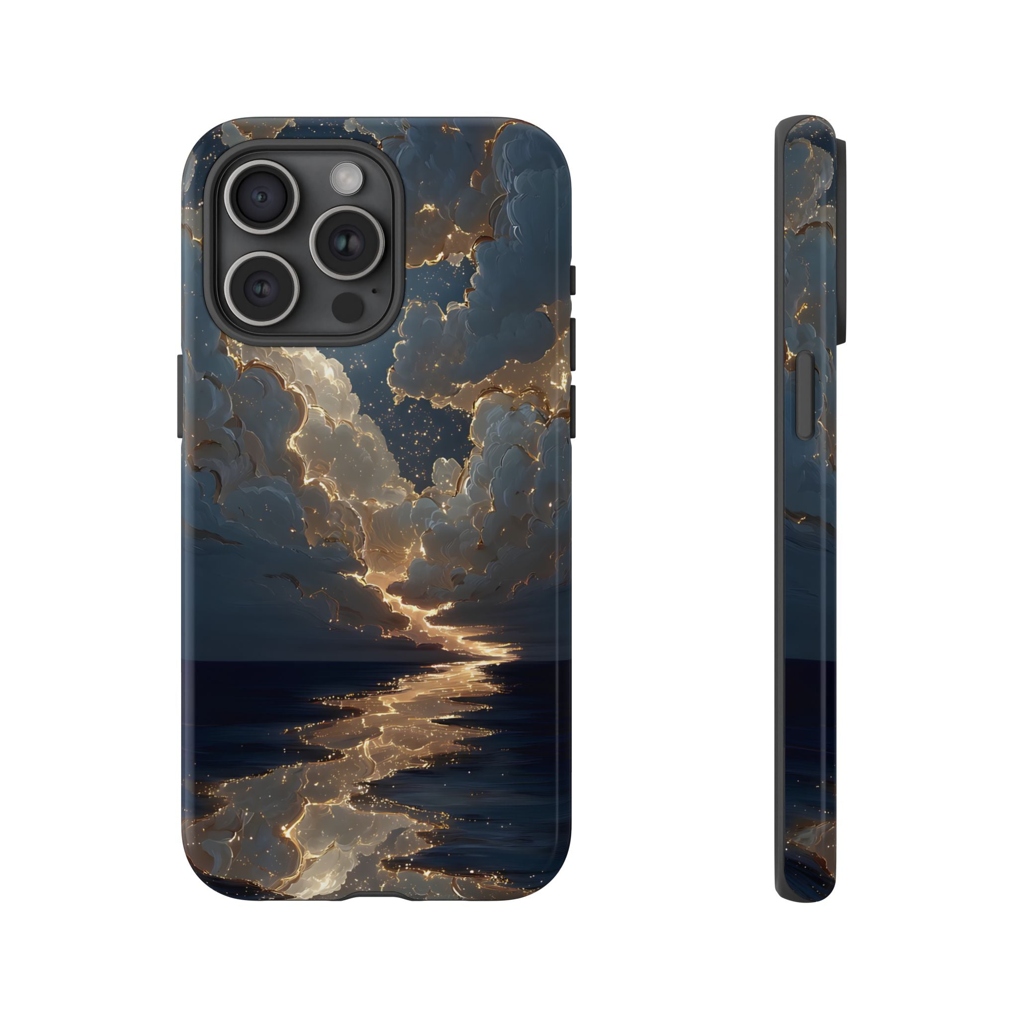 Celestial Night Sky Phone Case | Starry Cloud iPhone Cover, Protective Galaxy Case Gift for Dreamers