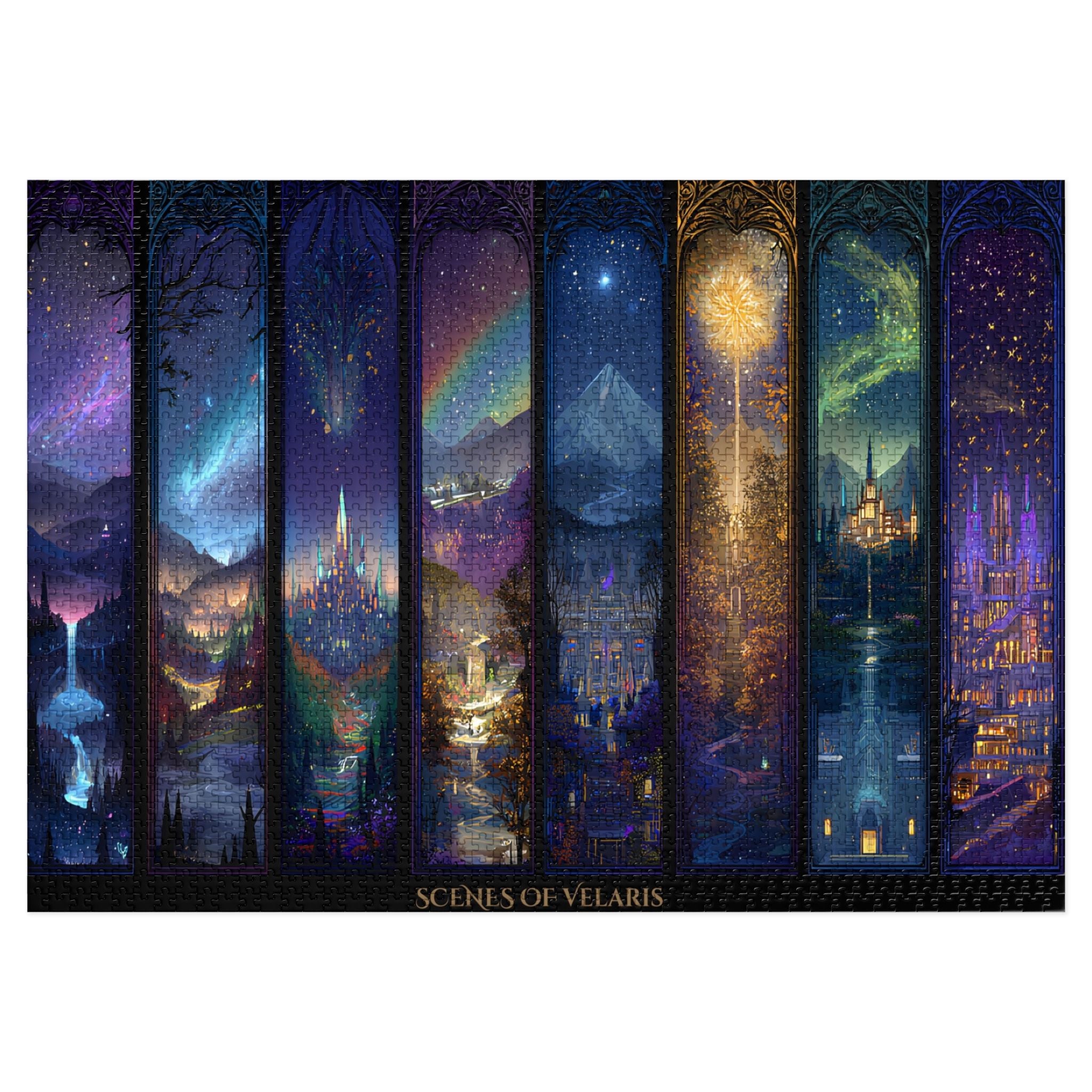 Scenes of Velaris Fantasy Puzzle | Magical City of Starlight Jigsaw | Cozy Book Lover Gift & Home Décor
