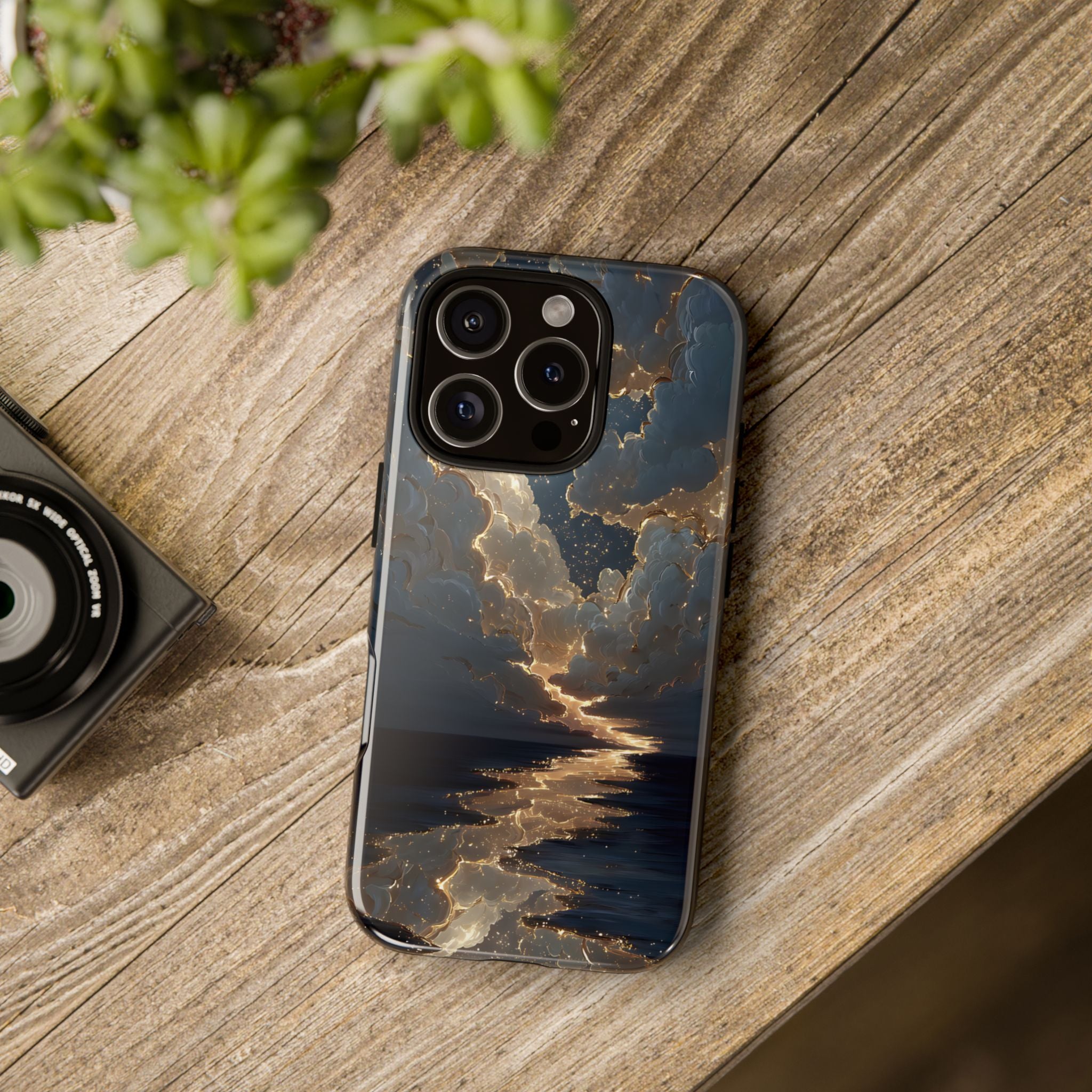 Celestial Night Sky Phone Case | Starry Cloud iPhone Cover, Protective Galaxy Case Gift for Dreamers