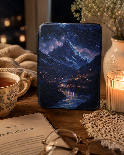 ACOTAR Ramiel Kindle Paperwhite Colorsoft Case, Velaris Starry Mountain Night Court Cover