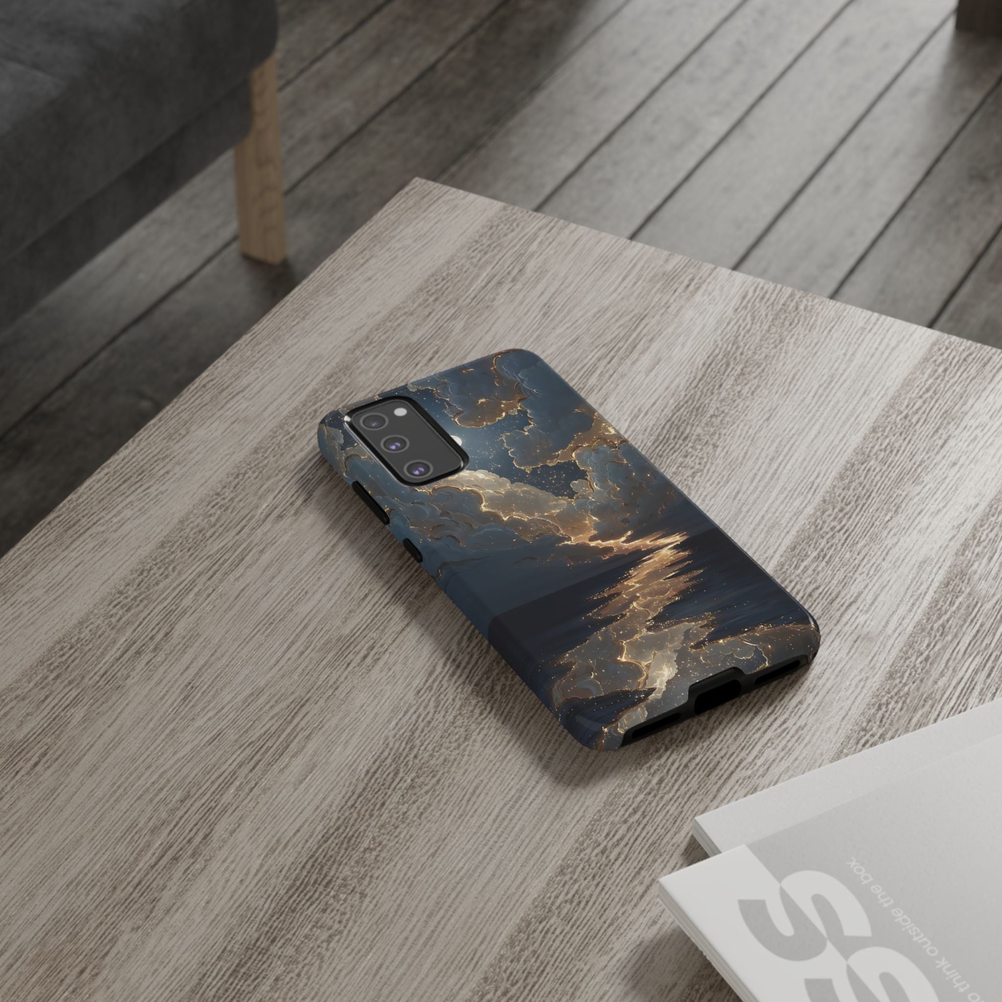 Celestial Night Sky Phone Case | Starry Cloud iPhone Cover, Protective Galaxy Case Gift for Dreamers