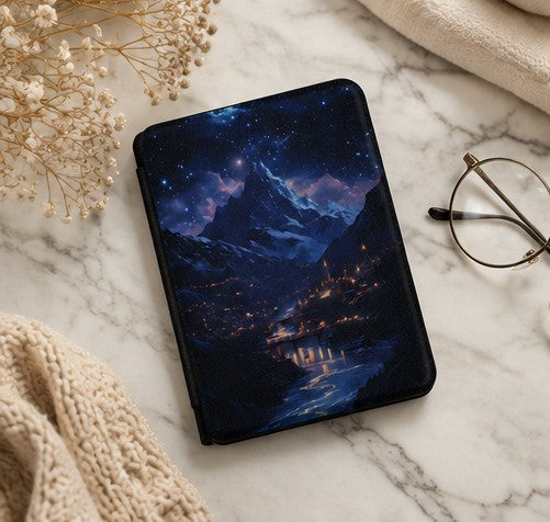 ACOTAR Ramiel Kindle Paperwhite Colorsoft Case, Velaris Starry Mountain Night Court Cover