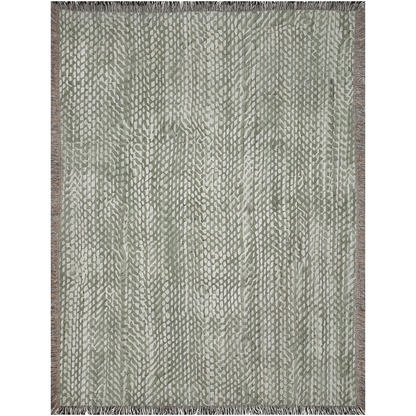 sage green woven throw blanket for living room, cozy sage green blanket for couch decor, woven cotton throw blanket for modern homes, sage green sofa throw for calm interiors