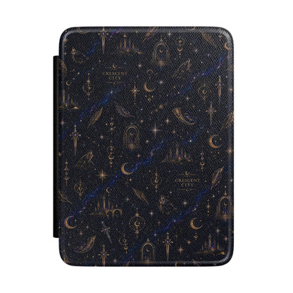 Crescent City Dark Celestial Kindle Case – Moon & Stars Fantasy Cover