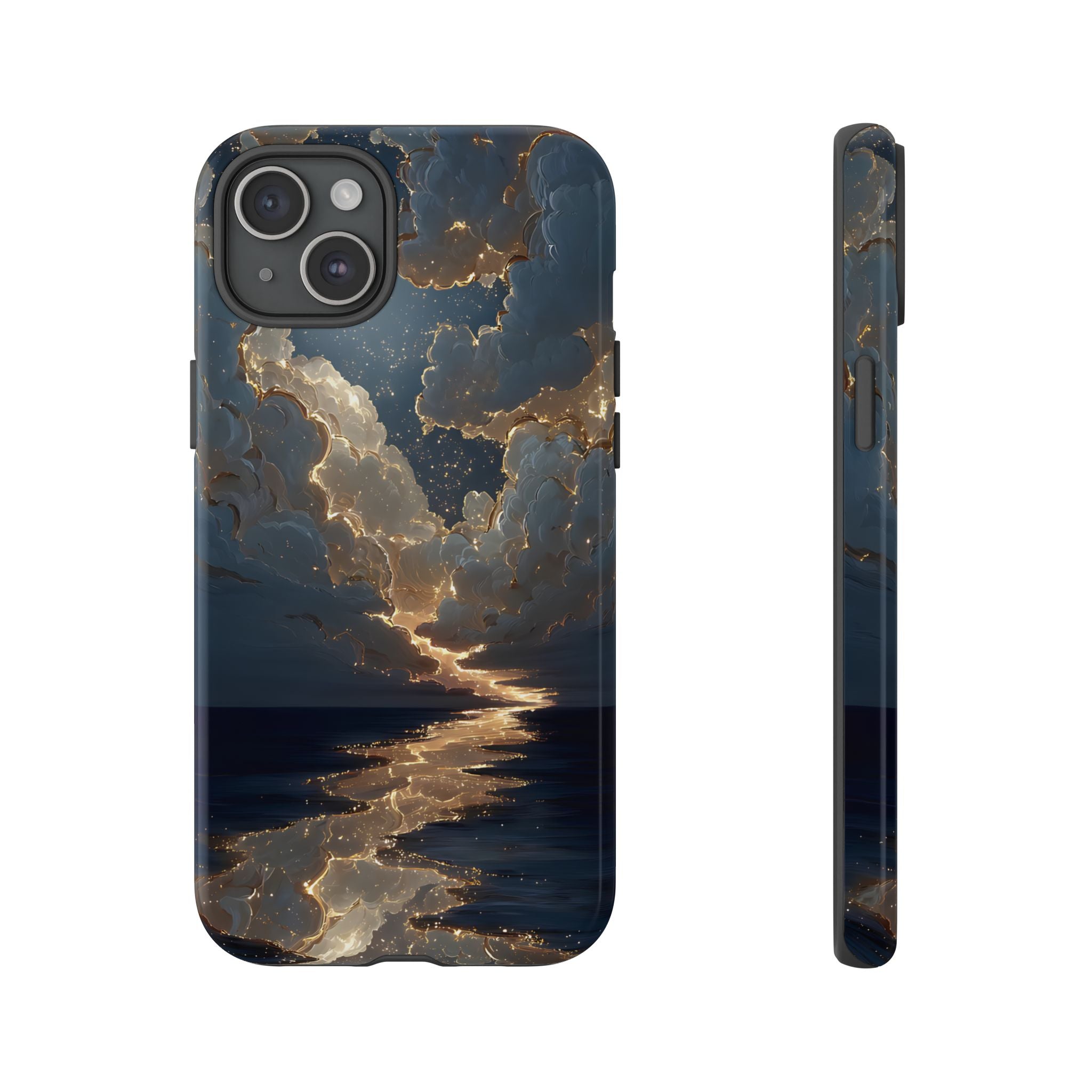 Celestial Night Sky Phone Case | Starry Cloud iPhone Cover, Protective Galaxy Case Gift for Dreamers