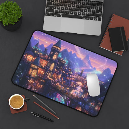 aesthetic rainbow mouse pad for colorful home office and student desks