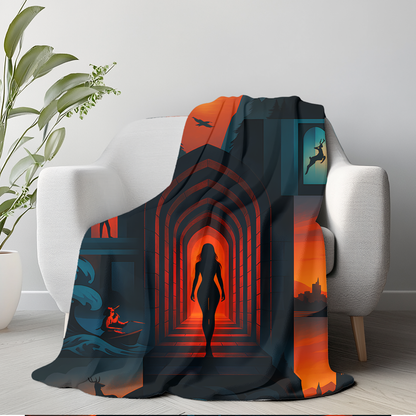 cozy fleece throw inspired by Aelin’s heroic story,
Kingdom of Ash inspired blanket for fantasy lovers,
soft fleece blanket inspired by Aelin’s magical world